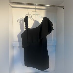 Boutique black dressy top